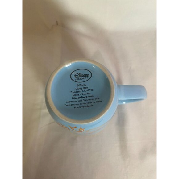 Vintage Disney  Cinderella Light Blue with Gold Flowers Mug - Picture 6 of 6